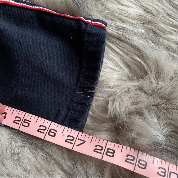 Zara Z1975 navy jeans w stripes - Picture 3 of 5